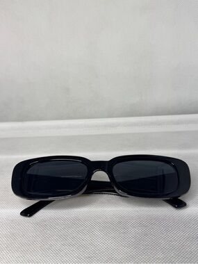 Classic Black Wedding Sunglasses Retro Rectangle
